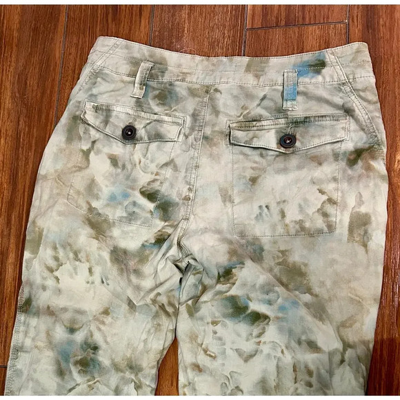 Anthropologie Watercolor Cargo Pants size 27 - Picture 5 of 6